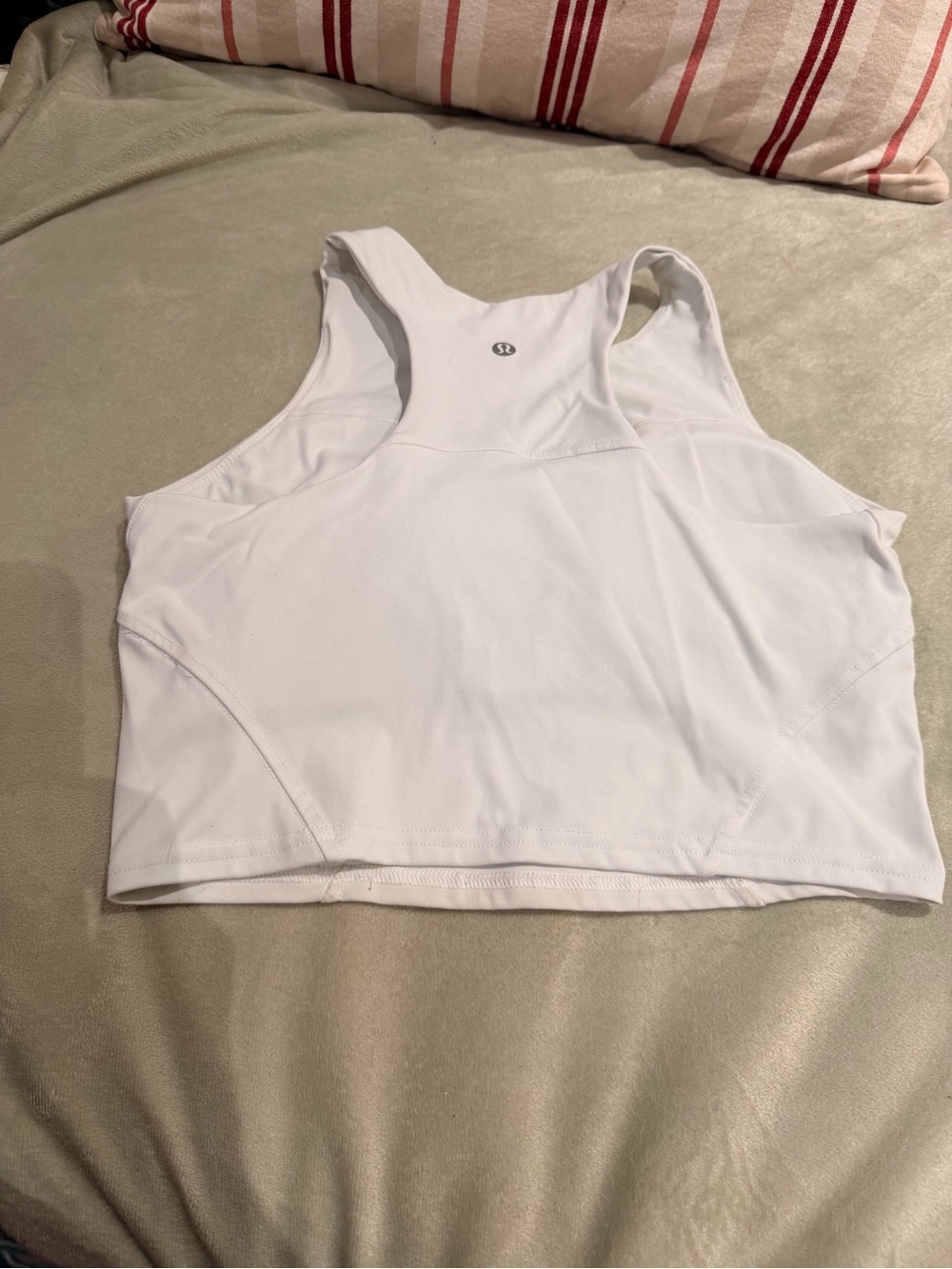 lululemon athletica White Crop Tank Top - Picture 2 of 2